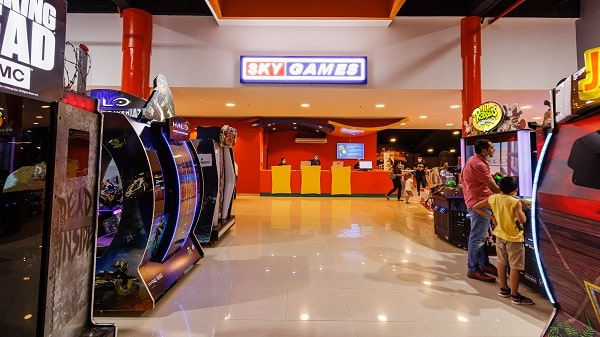 Speelhal in winkelcentrum